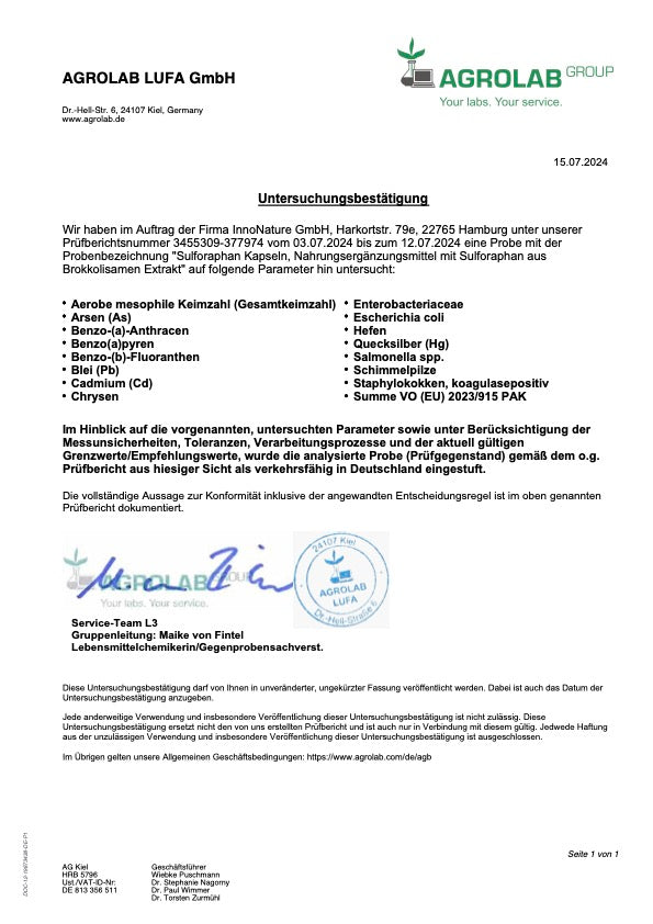Sulforaphan 120 Kapseln