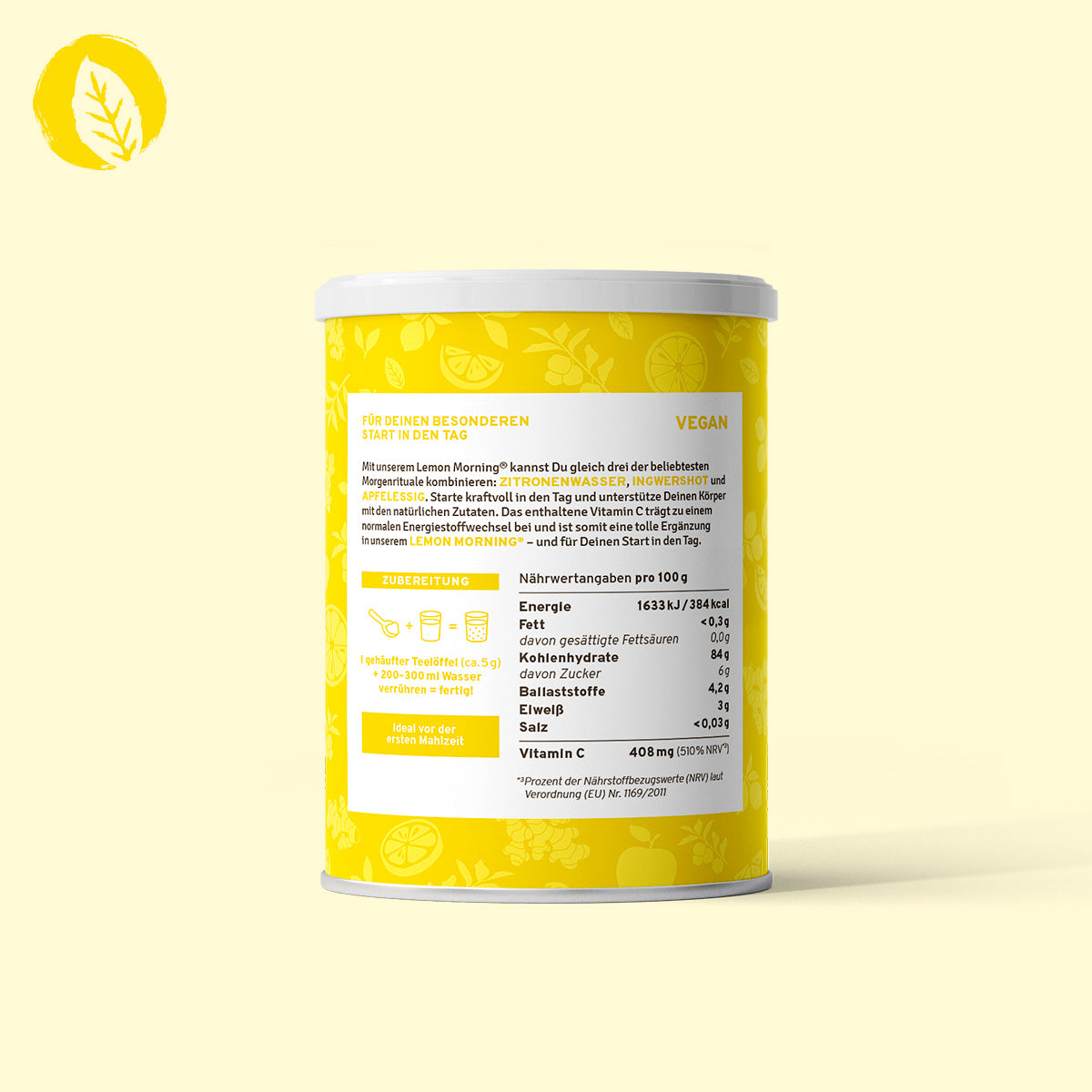 Bio Lemon Morning Pulver 150g