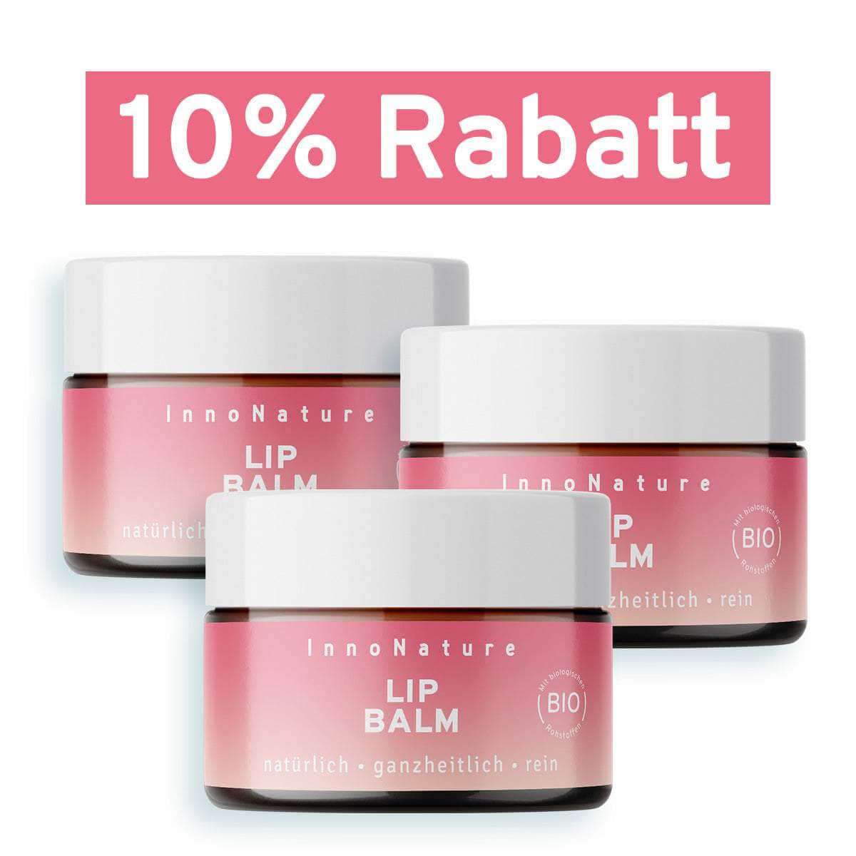 InnoNature Creme 3x15ml Soft Glow Lip Balm