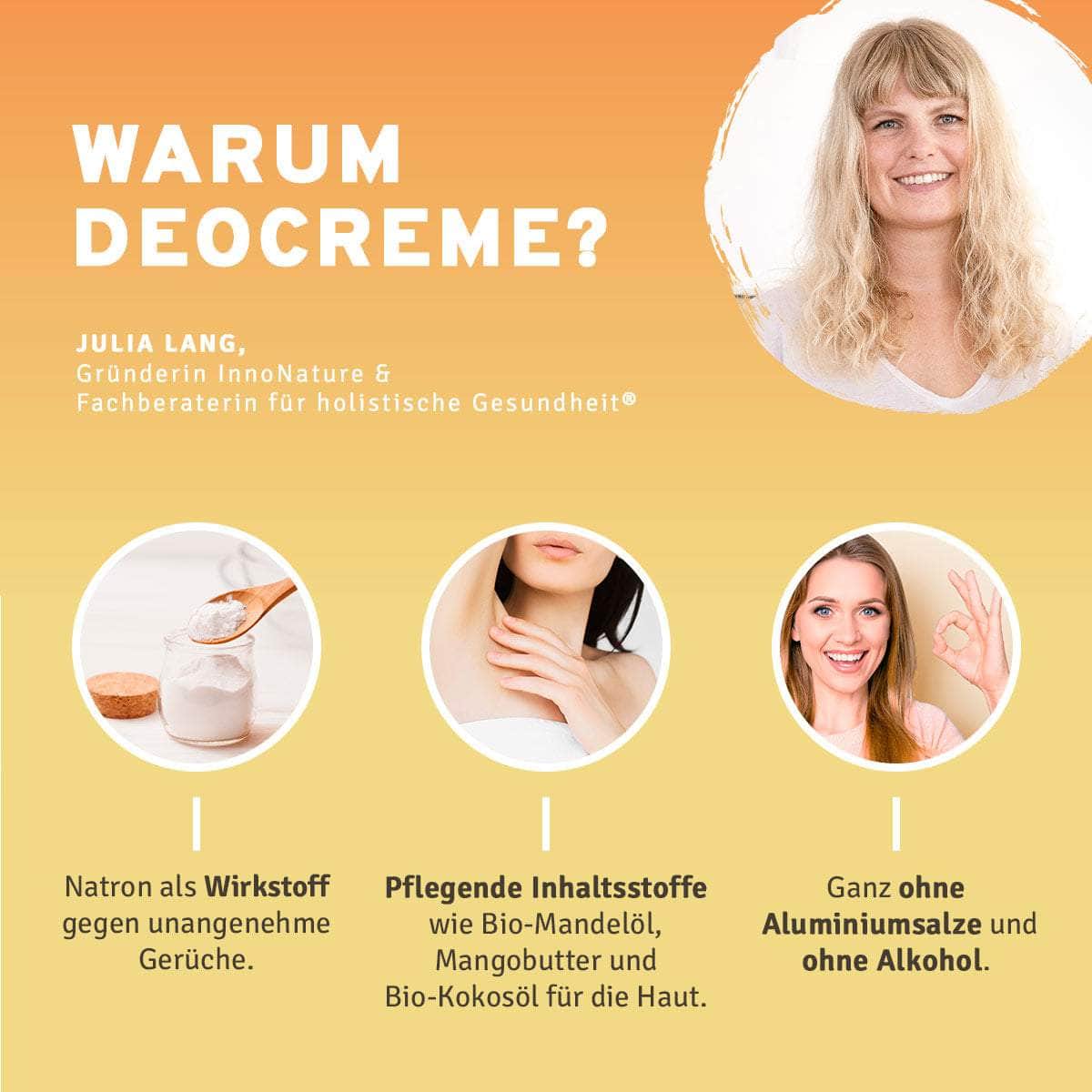InnoNature Creme Natürliche Deocreme Orange - Rosmarin
