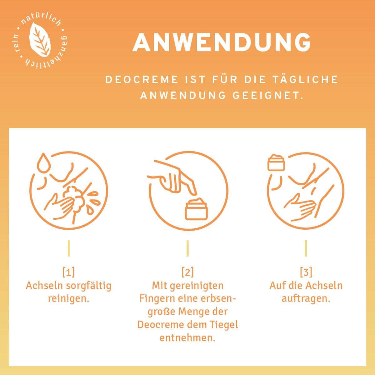 InnoNature Creme Natürliche Deocreme Orange - Rosmarin