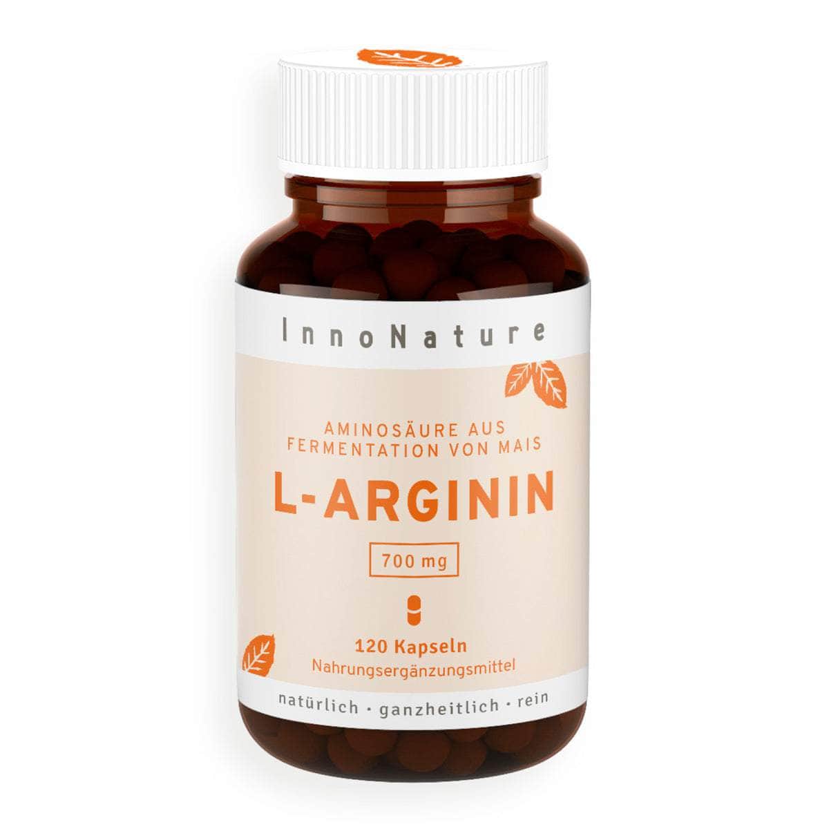InnoNature Kapseln 1x 120 Kapseln L-Arginin Kapseln