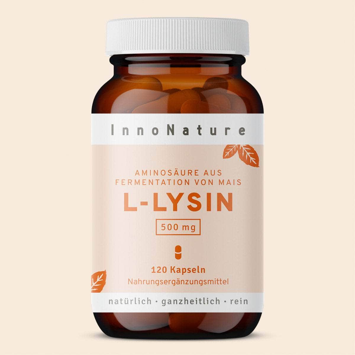 InnoNature Kapseln 1x 120 Kapseln L-Lysin Kapseln
