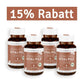 InnoNature Kapseln 4x Monatsvorrat (4x90 Kapseln) Bio Vital* Pilz Kapseln: Reishi, Chaga, Shiitake und Acerola