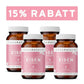 InnoNature Kapseln 4x Viermonatsvorrat (4x120 Kapseln) Eisen + Vitamin C Kapseln aus Curryblättern + Hagebutte
