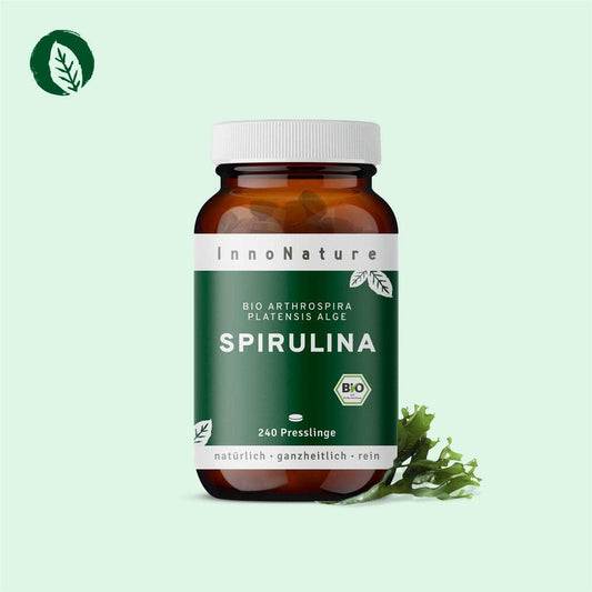 InnoNature Kapseln Bio Spirulina Presslinge