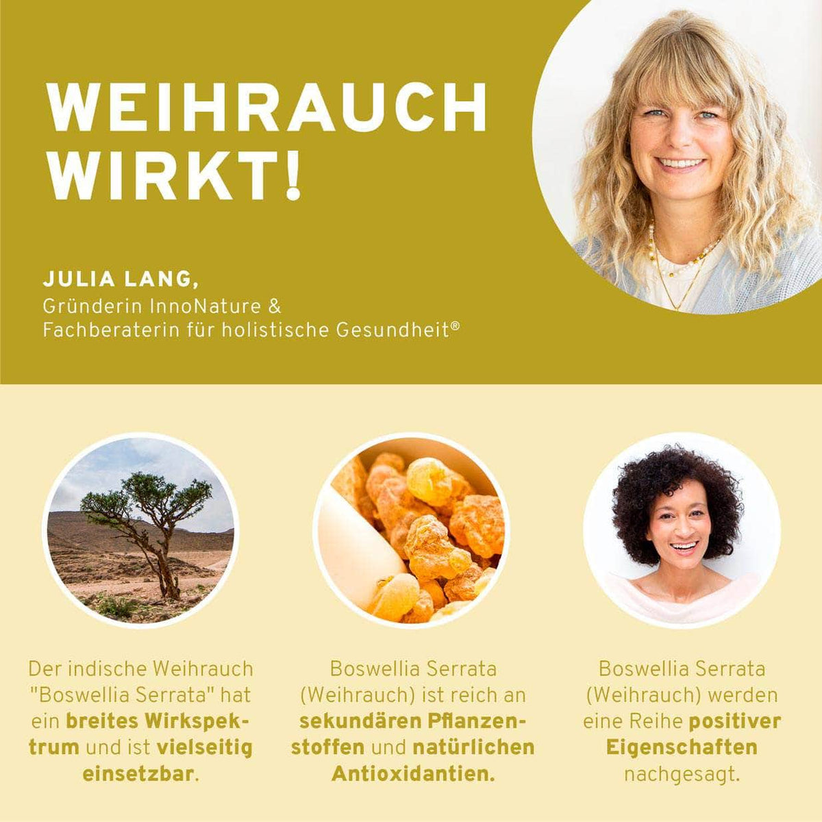 InnoNature Kapseln Boswelliasäure: Weihrauch Kapseln