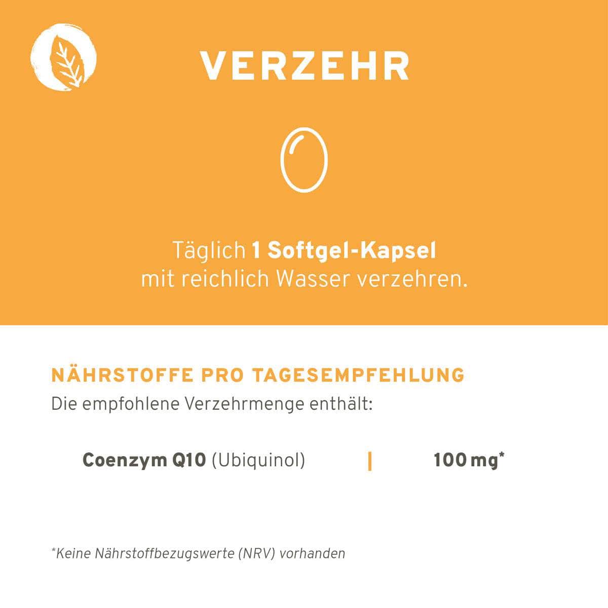InnoNature Kapseln Coenzym Q10 Kapseln