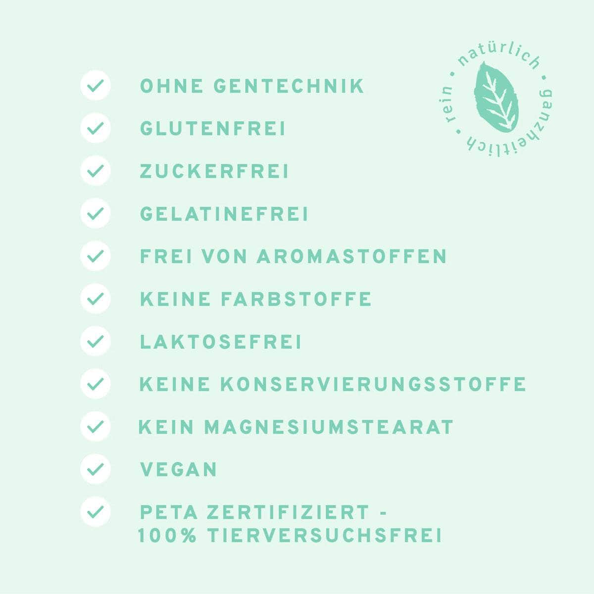 InnoNature Kapseln Kelp + Spinat: Natürliche Jod + Folsäure Kapseln