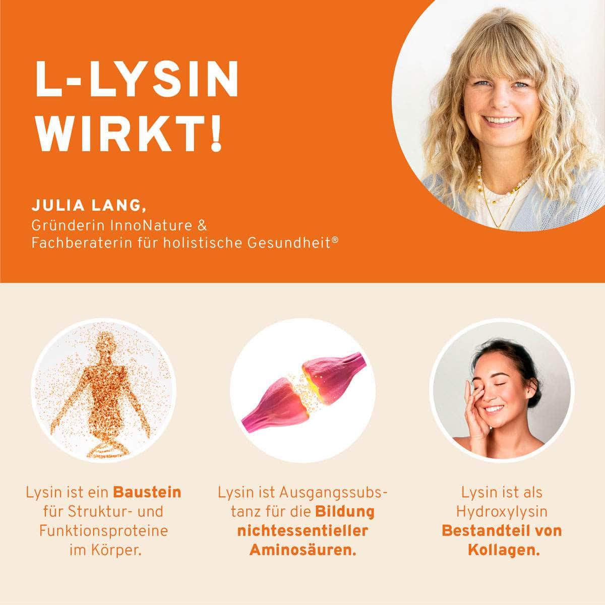 InnoNature Kapseln L-Lysin Kapseln