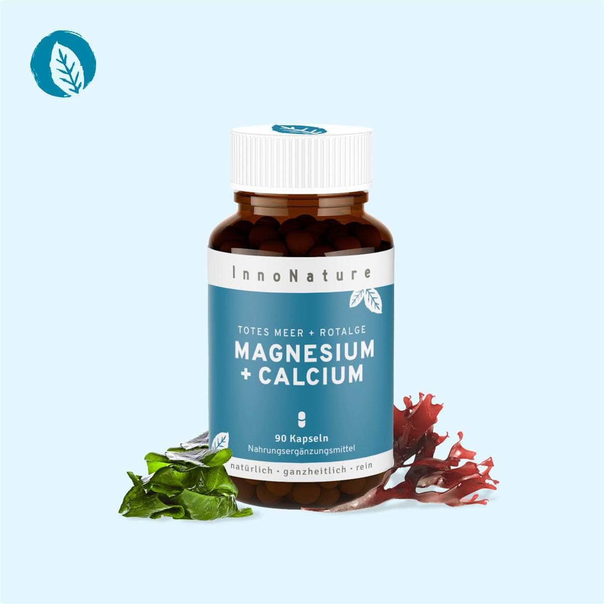 InnoNature Kapseln Magnesium + Calcium Kapseln