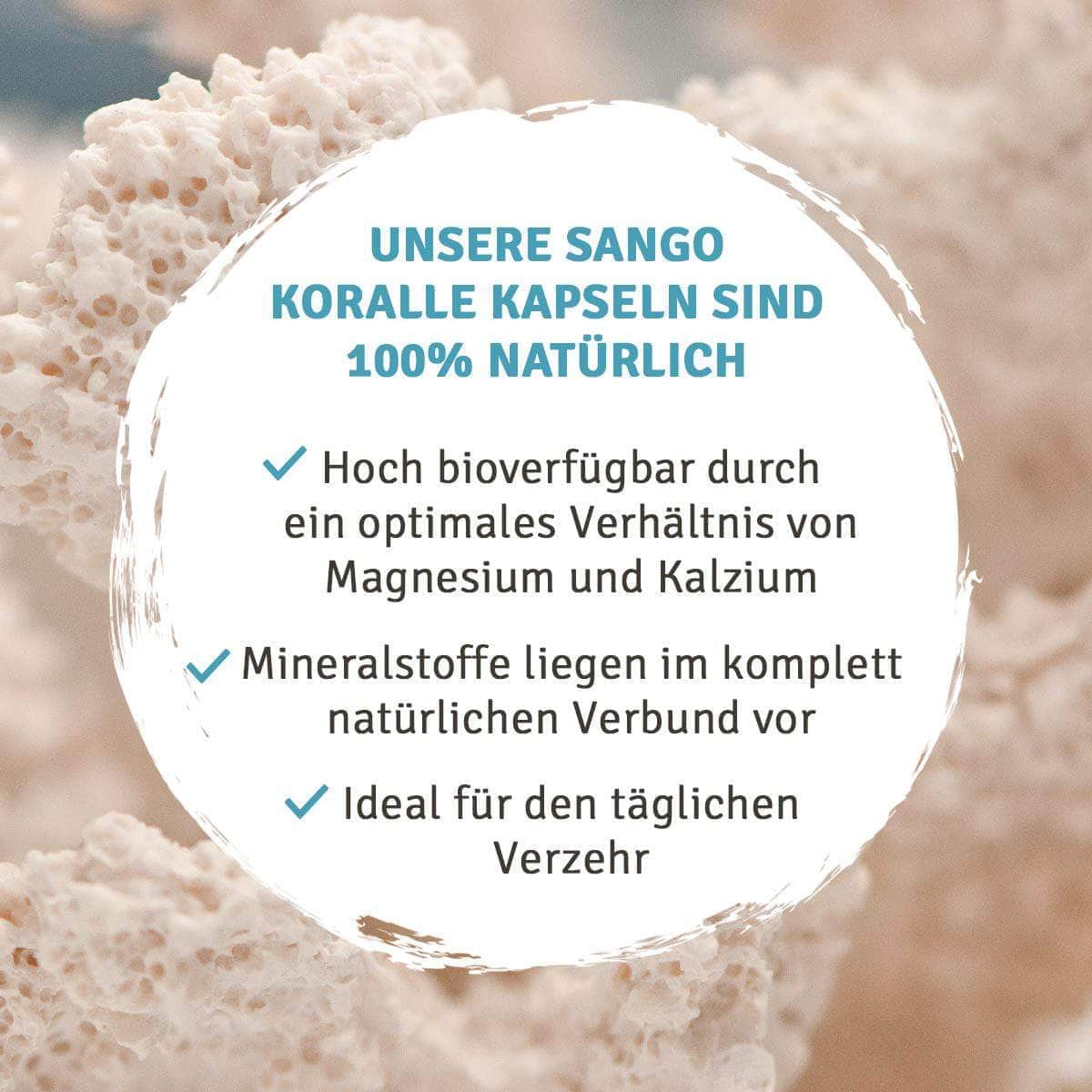 InnoNature Kapseln Magnesium + Kalzium: Sango Meereskoralle Kapseln