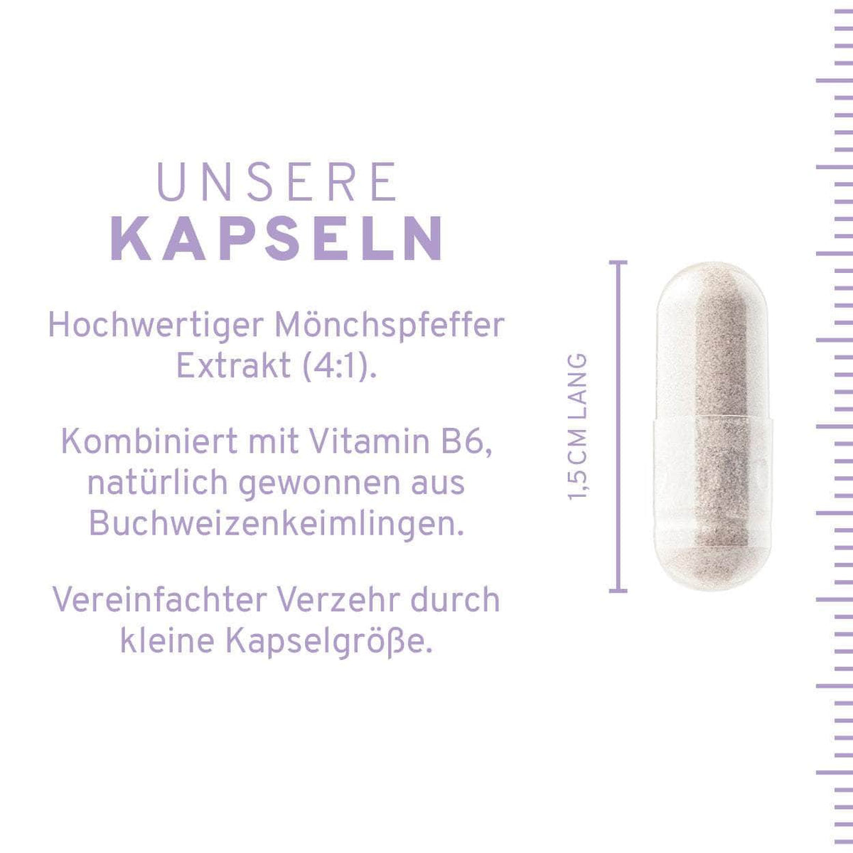 InnoNature Kapseln Mönchspfeffer + Vitamin B6 Kapseln