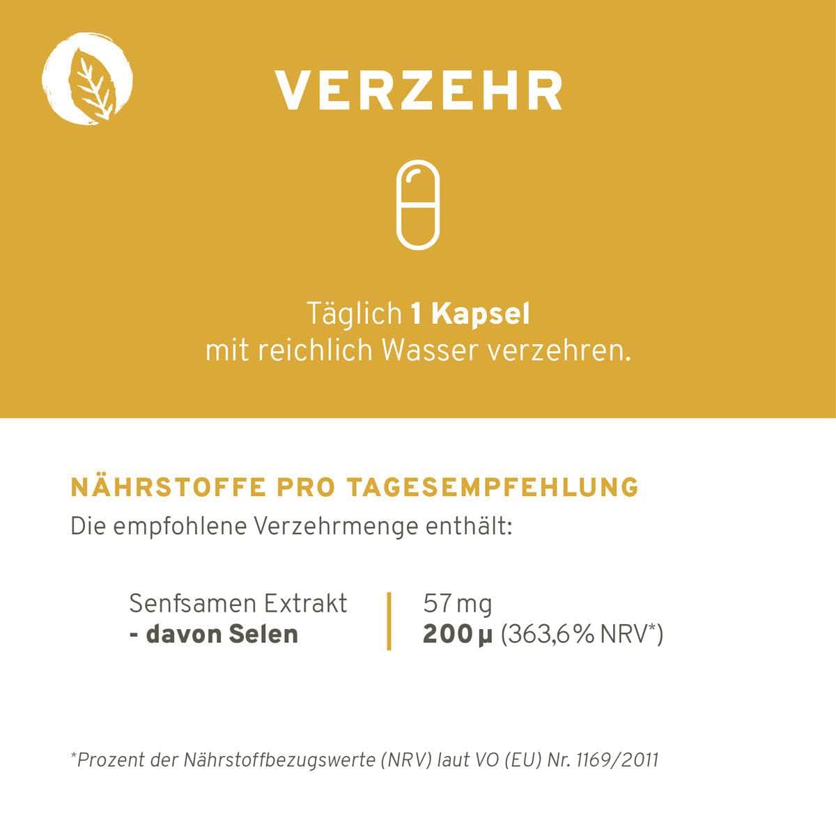 InnoNature Kapseln Natürliche Selen Kapseln