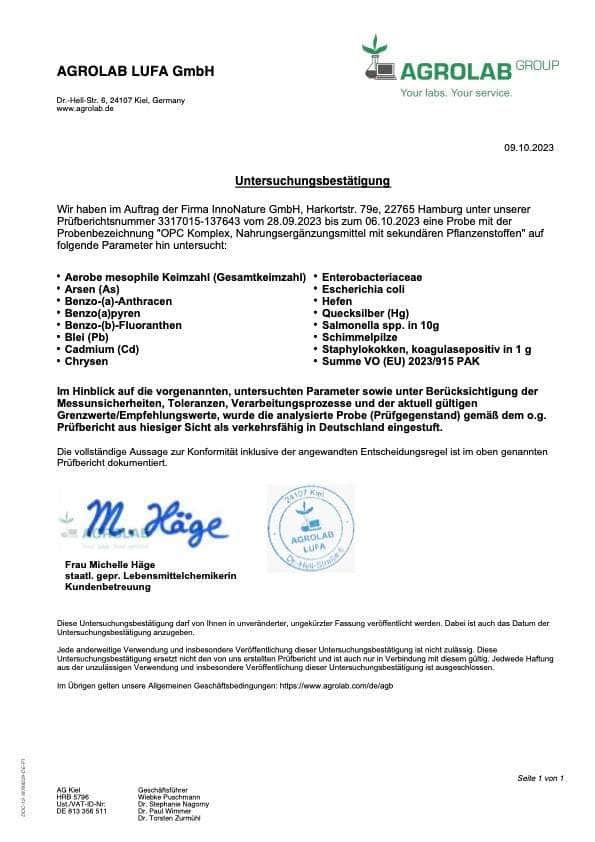 InnoNature Kapseln OPC KOMPLEX Kapseln