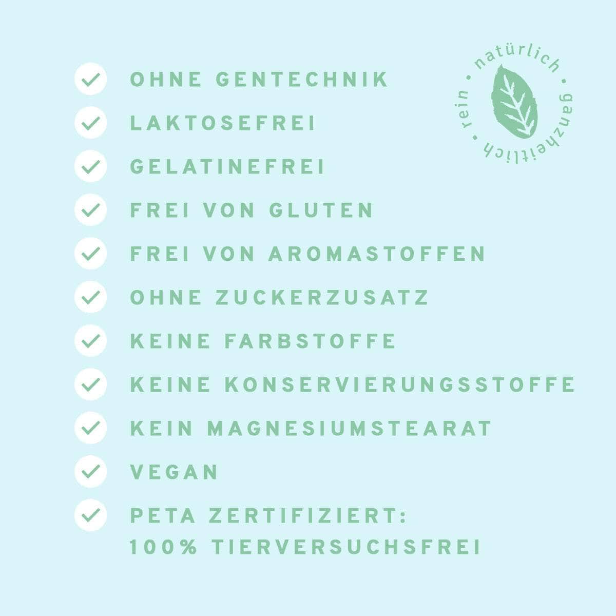 InnoNature Kapseln Vegan Kollagen Support Kapseln: Hagebutte + Aminosäuren aus fermentiertem Mais