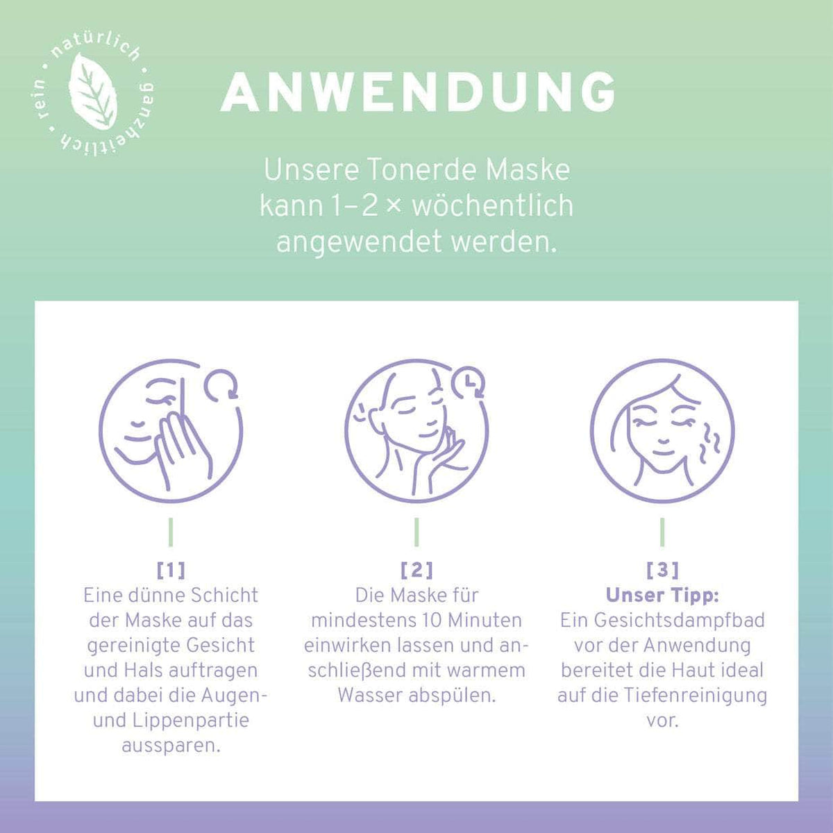 InnoNature Maske Tonerde Maske