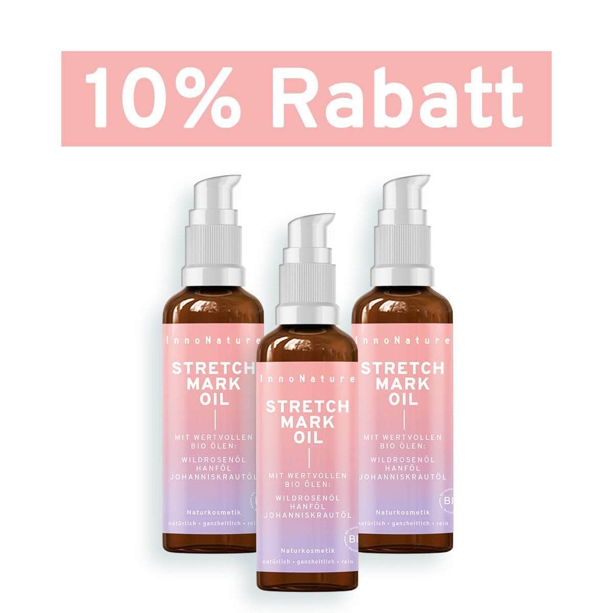 InnoNature Öl 3x75ml Bio Stretch Mark Oil