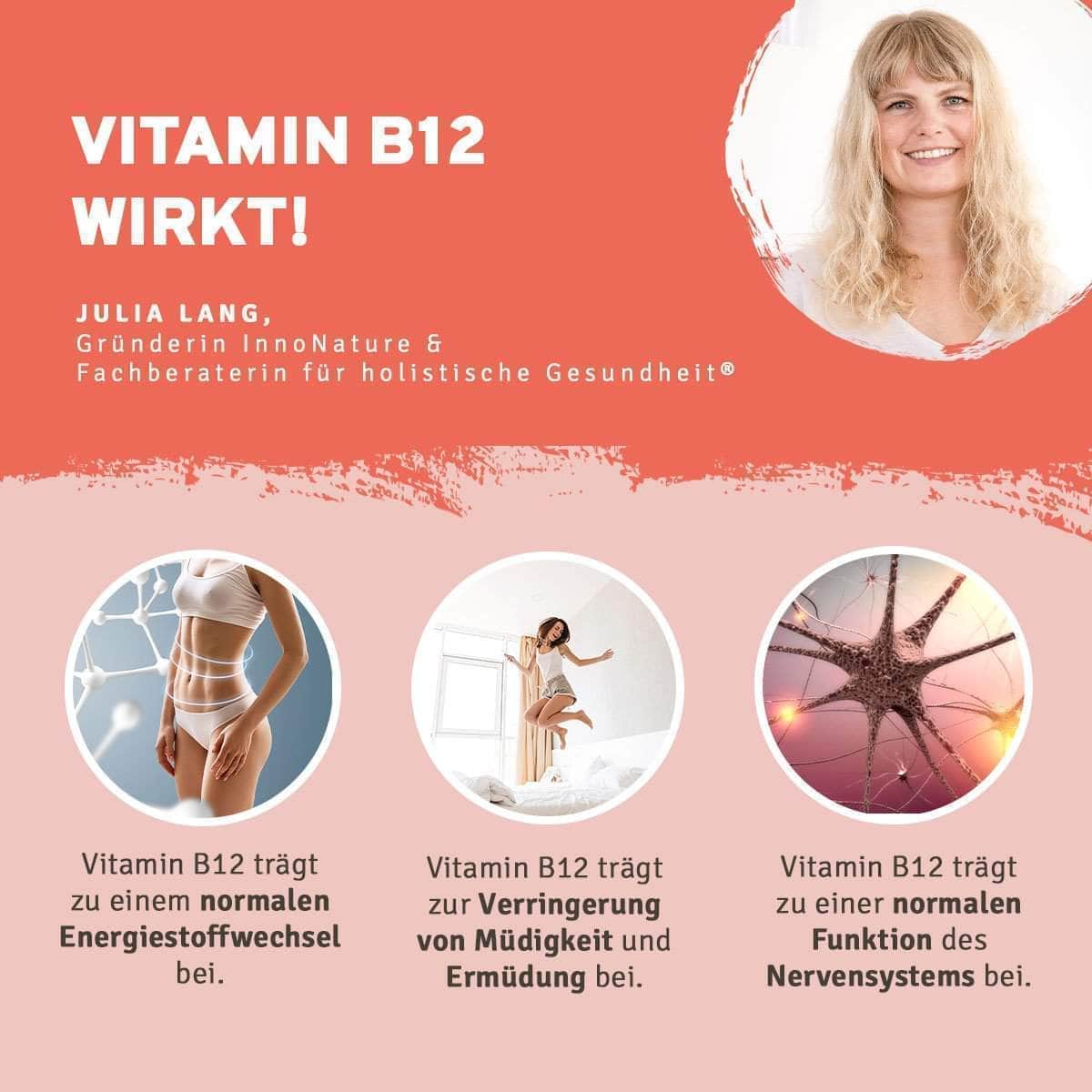 InnoNature Pakete 1x Vorrat (1x Eisen, 1x Omega3, 1x Vitamin B12, 1x Vitamin D3, 1x Vitamin K2). Vegan-Sorglos-Paket