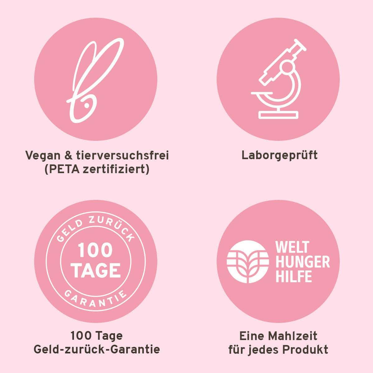 InnoNature Pakete 1x Vorrat (1x Eisen Kapseln, 1x Haut-Haare-Nägel Kapseln, 1x Zink Kapseln, 1x Vitamin D3 Tropfen, 1x Omega 3 Kapseln) annaadamyan-Essentials-Paket