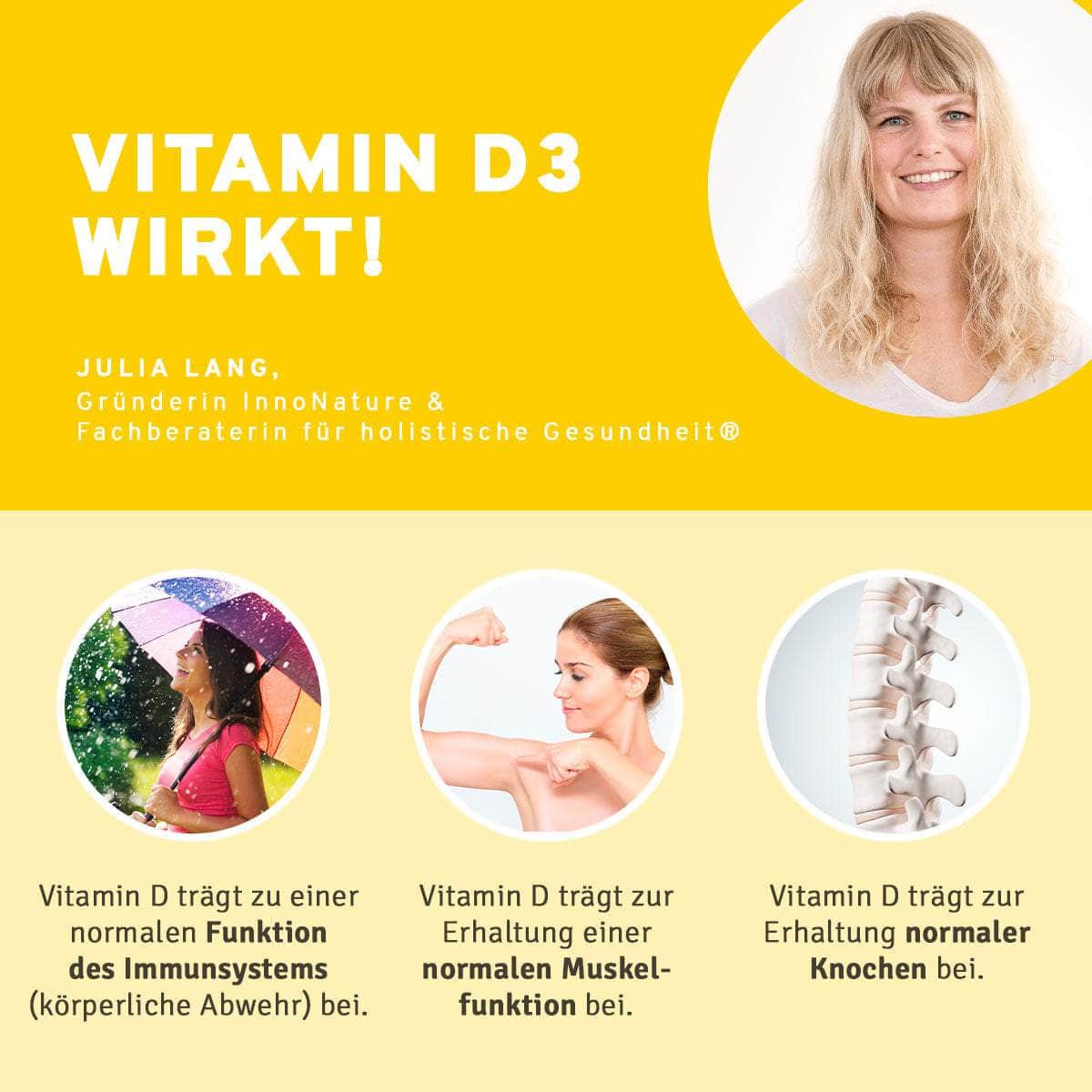 InnoNature Pakete 1x Vorrat (1x Omega 3 Kapseln, 1x Bockshornklee, 1x Vitamin B Komplex, 1x Vitamin D3, 1x Jod) Stillzeit-Paket
