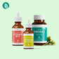 InnoNature Pakete 1x Vorrat (1x Omega 3 Kapseln, 1x Vitamin B12, 1x Vitamin D3 + K2) Vegan-Starter-Paket