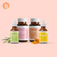 InnoNature Pakete 1x Vorrat (1x Vitamin D3, 1x Eisen, 1x Curcuma, 1x Vitamin K2). Kleines-Wohlfühl-Paket