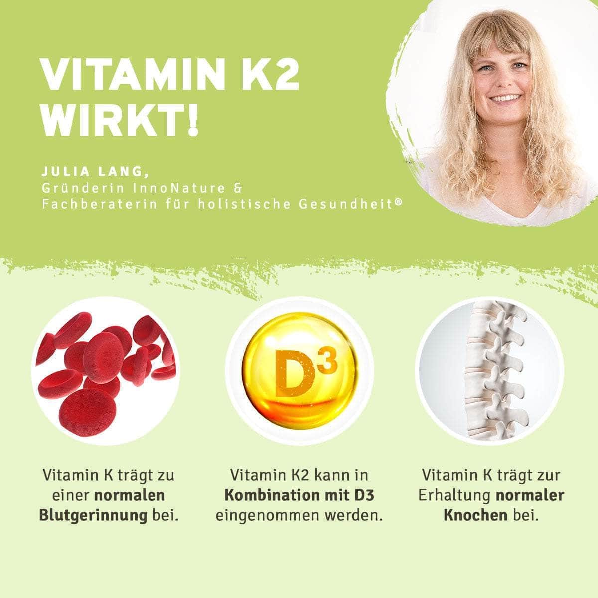 InnoNature Pakete 1x Vorrat (1x Yamswurzel, 1x Vitamin D3, 1x Vitamin K2, 1x Sango Koralle, 1x Omega 3) Menopause-Paket