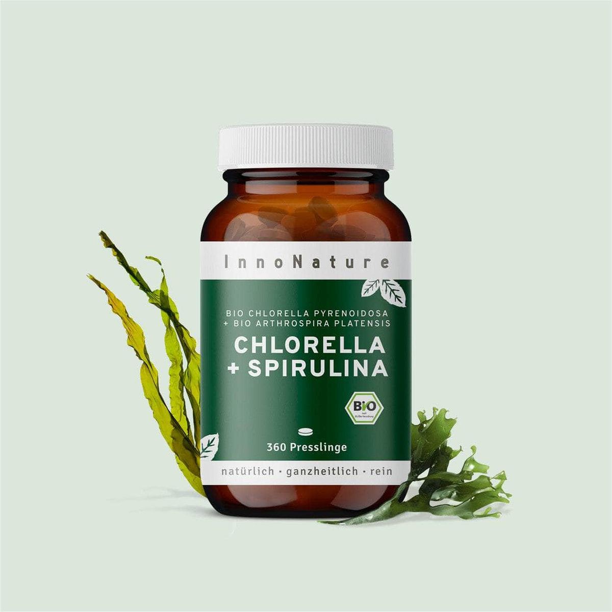 InnoNature Presslinge Bio Chlorella + Spirulina Presslinge