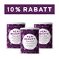 InnoNature Pulver 3x 150g Pulver Açaí Beauty: Antioxidantienshake mit Hyaluronsäure