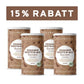 InnoNature Pulver 4x 450g (120 Portionen) Bio Veganer Protein Mix Schoko
