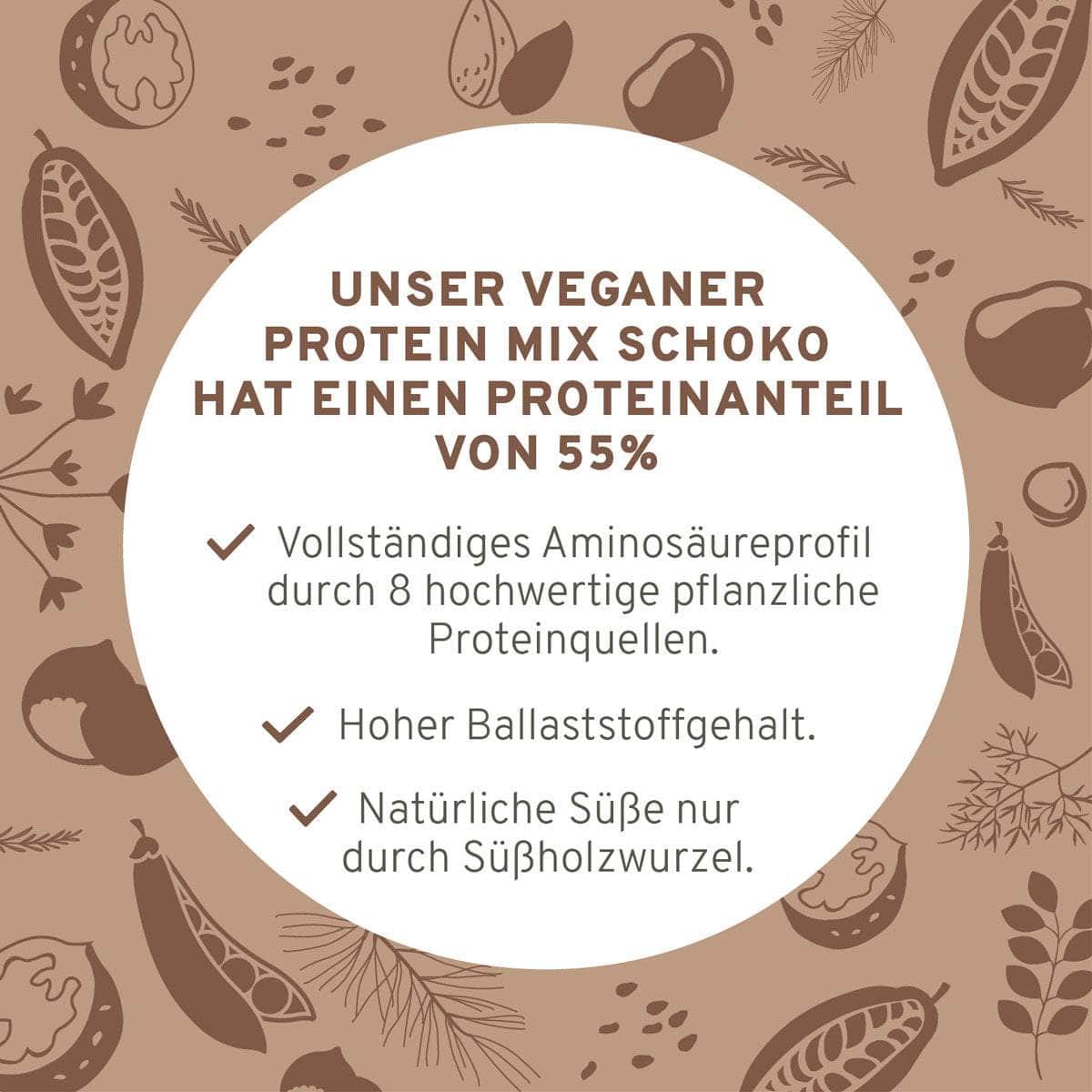 InnoNature Pulver Bio Veganer Protein Mix Schoko
