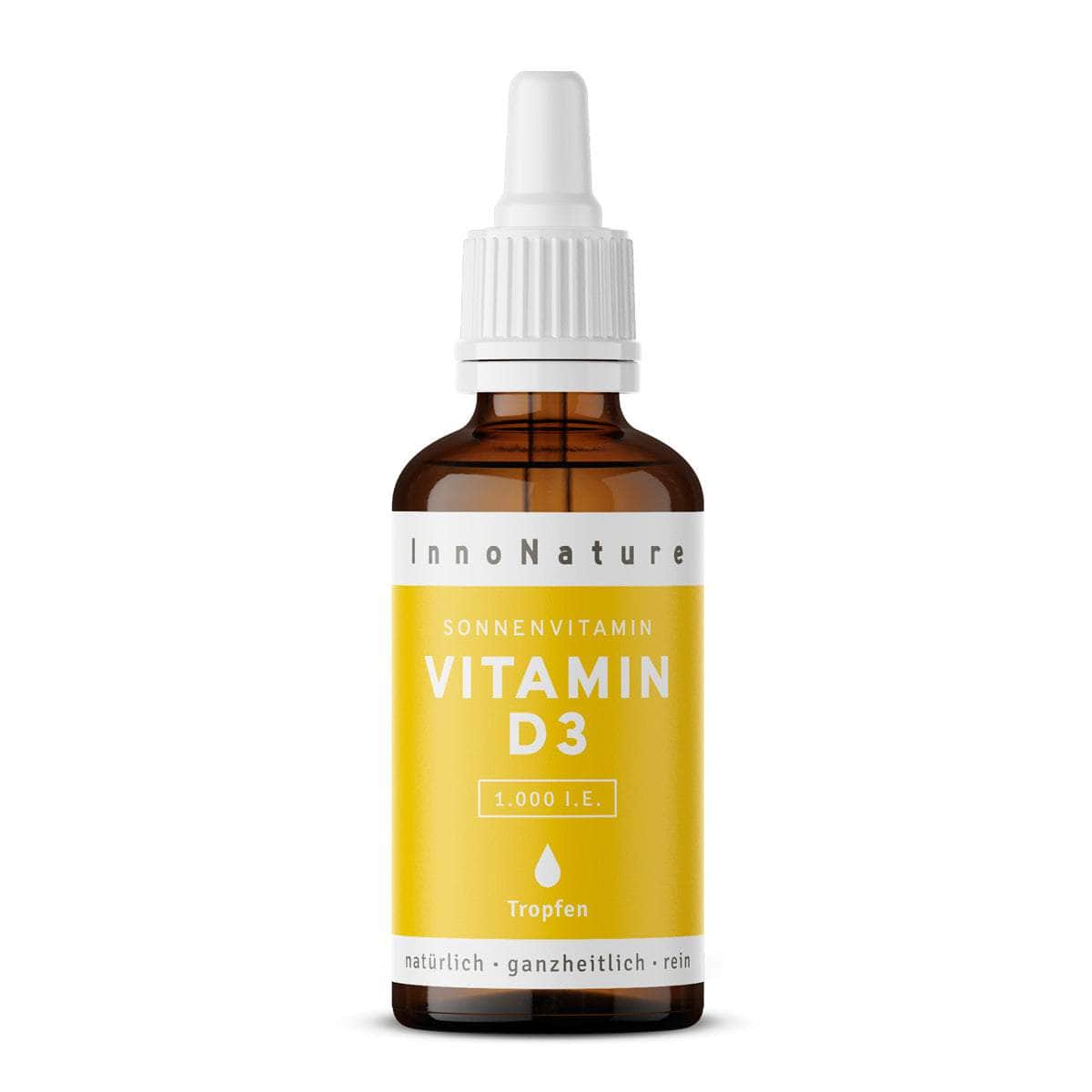 InnoNature Tropfen 1x50ml Sonnenvitamin: Vitamin D3 Tropfen