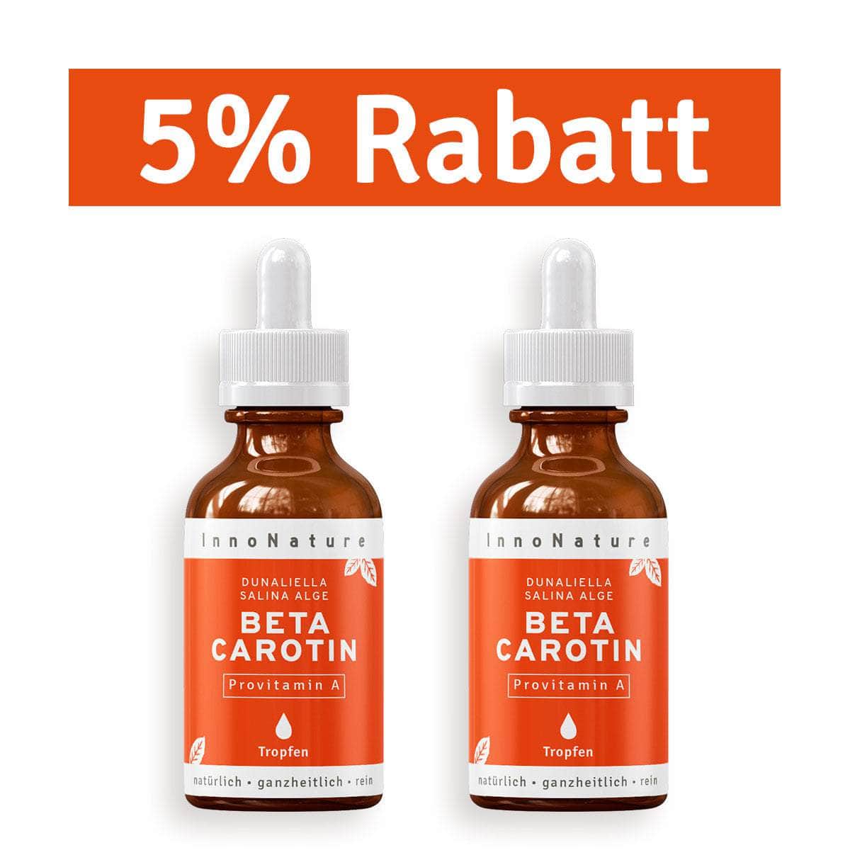 InnoNature Tropfen 2x 30ml Beta Carotin Tropfen
