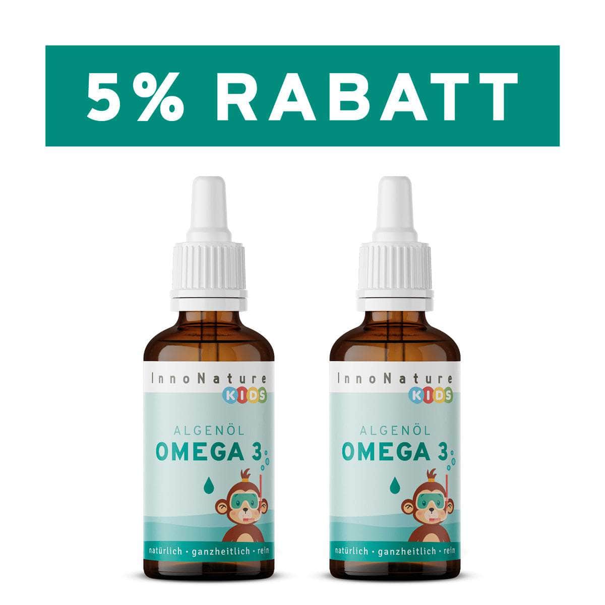 InnoNature Tropfen 2x30ml Omega 3 Kids Tropfen