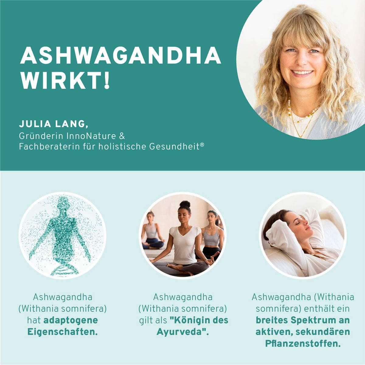 InnoNature Tropfen Ashwagandhanda Extrakt