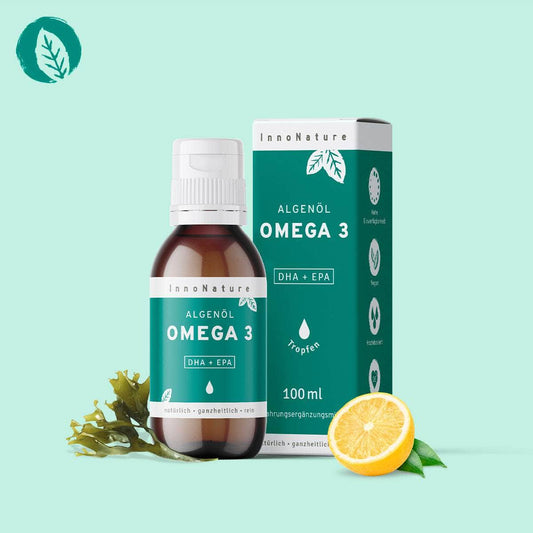 InnoNature Tropfen Omega 3 Algenöl