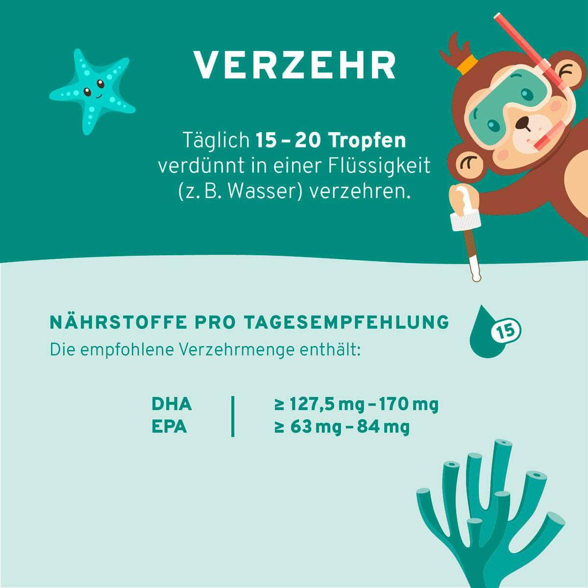 InnoNature Tropfen Omega 3 Kids Tropfen
