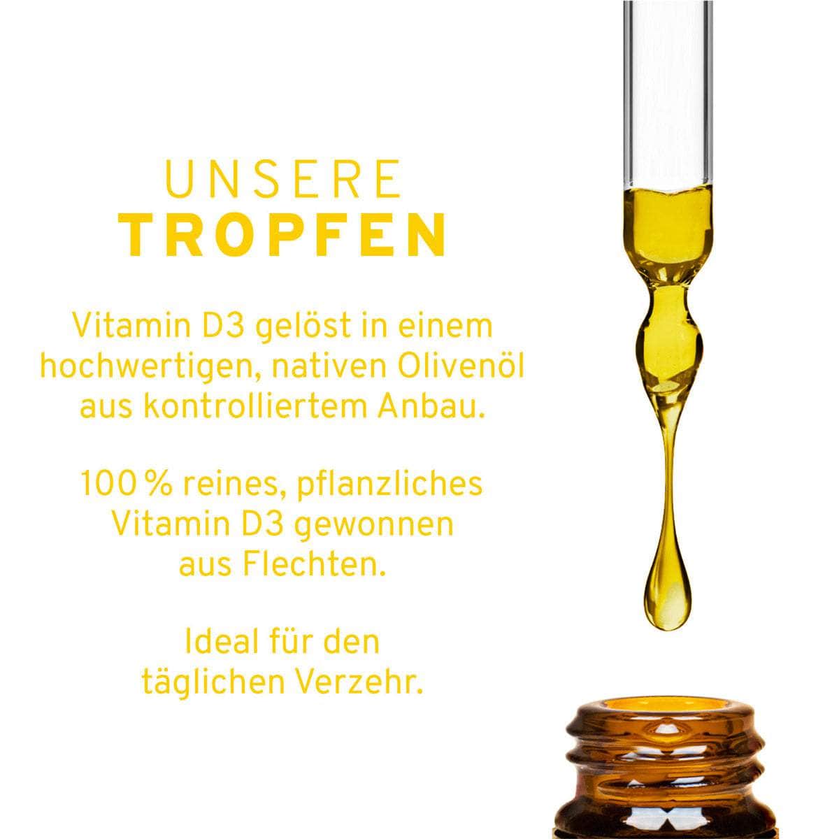 InnoNature Tropfen Sonnenvitamin: Vitamin D3 Tropfen